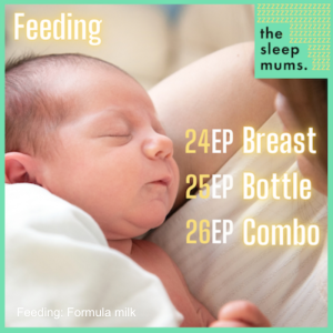 Feeding: Formula milk