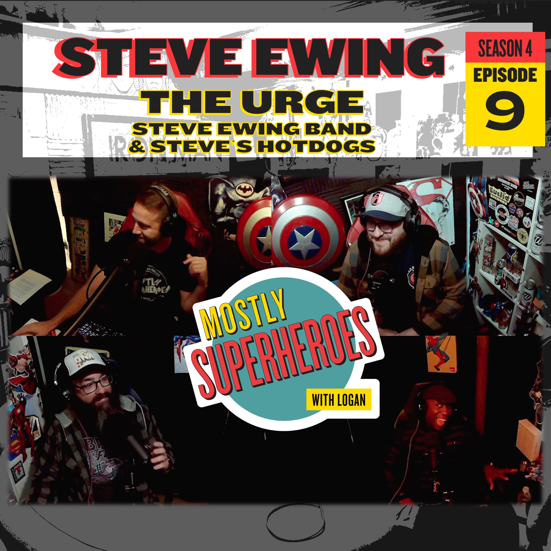 Steve Ewing: THE URGE, Steve Ewing Band, Master Blaster  & Steve’s Hotdogs