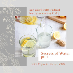 Secrets of Water Part 1 - Kaylee Koozer - Ace Integrative Health - Dr Achint Choksy (Audio)