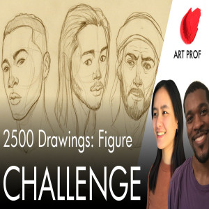 2500 Drawings Art Challenge: Human Figure