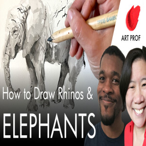 How to Sketch Animals: Elephants, Rhinos, Warthogs