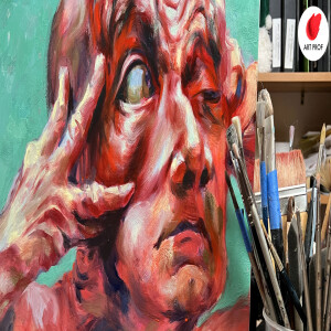 How to Push Through Your Ugly Painting, Gamblin Oils