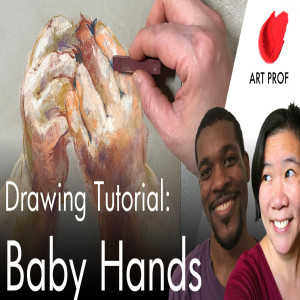 How to Draw BABY Hands in Soft Pastel