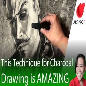 This Charcoal Drawing Technique is AMAZING!!!!