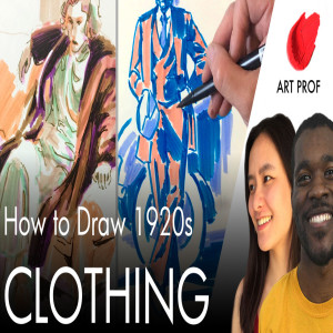 How To Draw CLOTHING: 1920s fashion