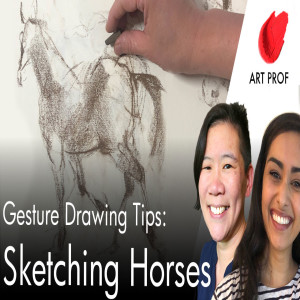 How to Sketch HORSES: Gesture Drawing