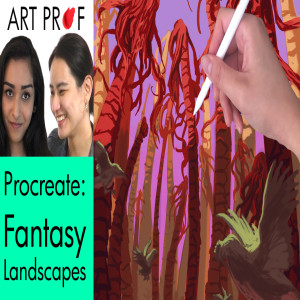 Draw Along: Fantasy Landscapes