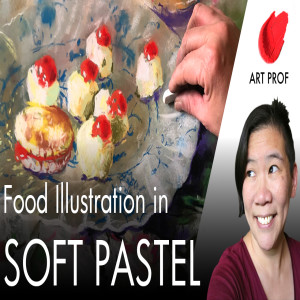 Food Illustration in Soft Pastels: Cookies