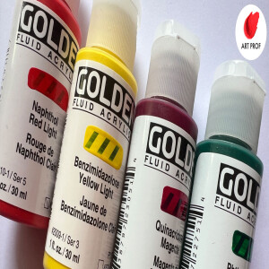 Art Supply Review: Golden Fluid Acrylic Paints