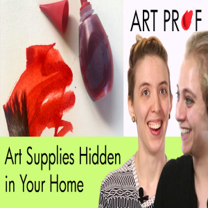 Art Supplies Hidden in Your Home