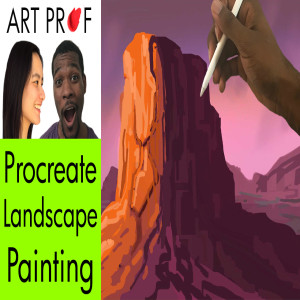 Draw Along: Landscapes in Procreate