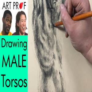 Draw Along: Male Front Torso