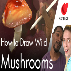 Drawing Mushrooms in Marker & Procreate