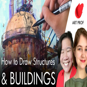 Drawing Buildings & Structures in Adobe Fresco & Markers