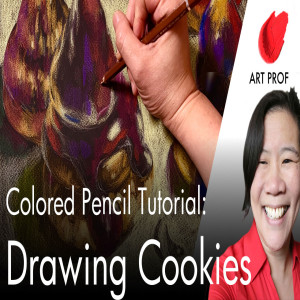 Drawing COOKIES in Colored Pencil: Sarah Bernhardts