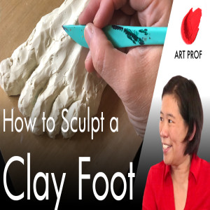 How to Sculpt a Foot in Plastilene Clay, Part 1