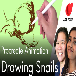 Procreate Animation: Drawing Snails