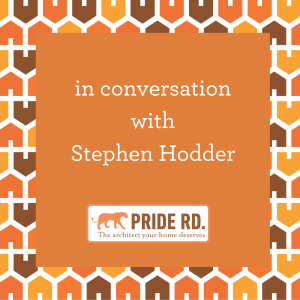 in conversation with Manchester Architect and RIBA Past President Stephen Hodder