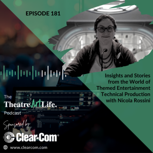 Episode 181: Insights and Stories from the World of Themed Entertainment Technical Production with Nicola Rossini (Audio)