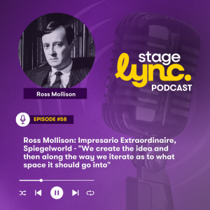 Ep.58: Ross Mollison: Impresario Extraordinaire, Spiegelworld - "We create the idea and then along the way we iterate as to what space it should go into" (Audio)