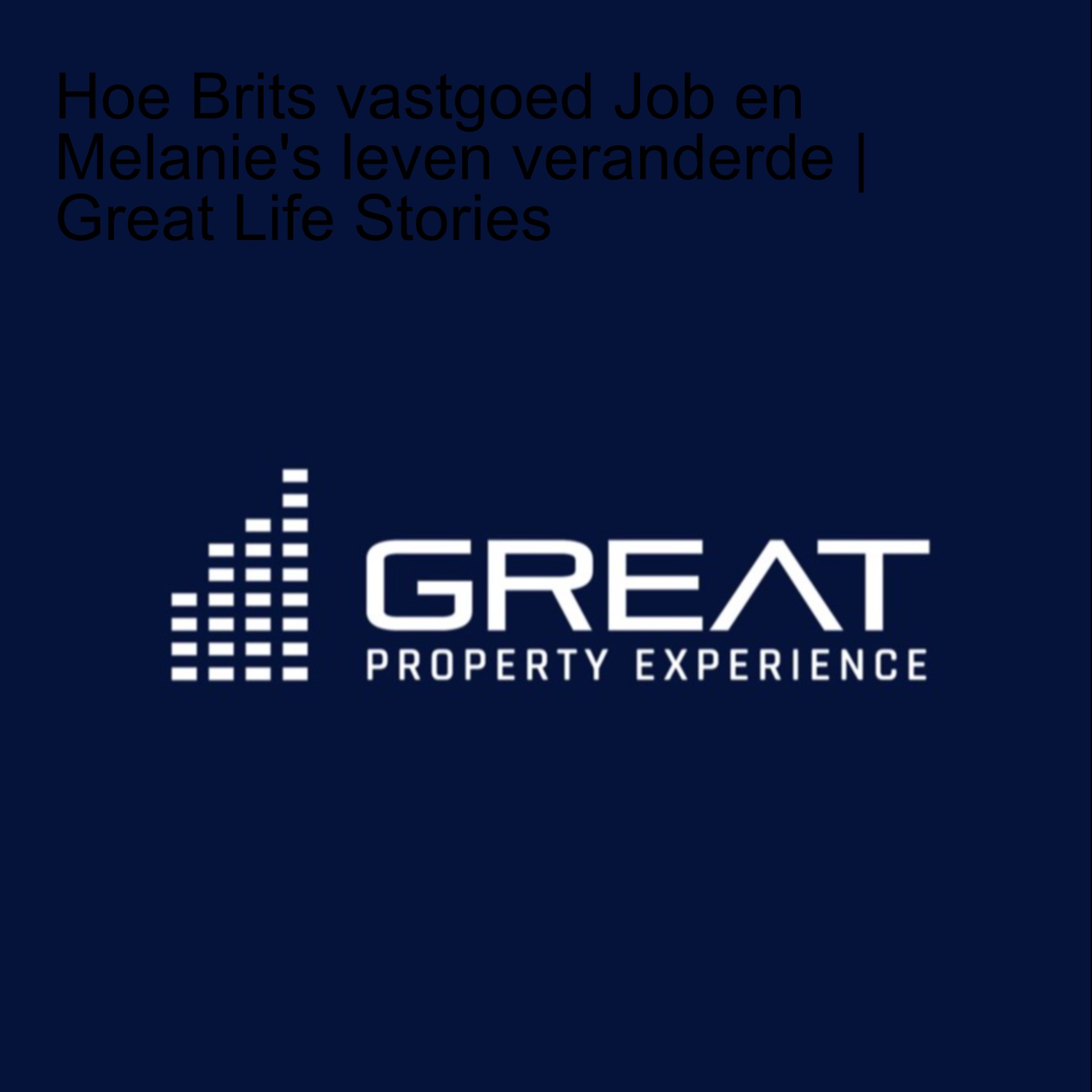 Great Life Stories Podcast