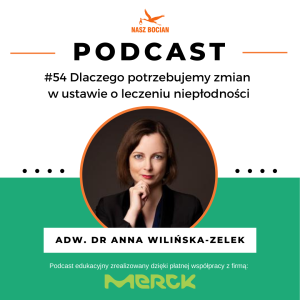 #54 Dlaczego potrzebujemy zmian w ustawie o leczeniu niepłodności - adw. dr Anna Wilińska-Zelek