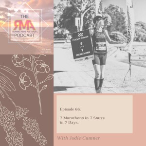 The RMA Podcast. Episode 66.7 Marathons in 7 States in 7 Days with Jodie Cumner.
