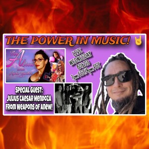 The A Show With April Hunter - 8/16/23 THE POWER OF MUSIC! Guest: JULIUS CAESAR MENDOZA