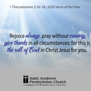 Pray Without Ceasing? - Verse Of The Year