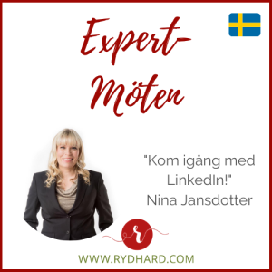 Expertmöten #5: Kom igång med LinkedIn - Nina Jansdotter