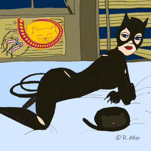 Batman Returns with a Kitty