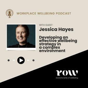 Episode 39: Developing an effective wellbeing strategy in  a complex environment