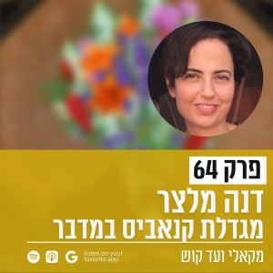 פרק 64 - דנה מלצר מגדלת קנאביס במדבר