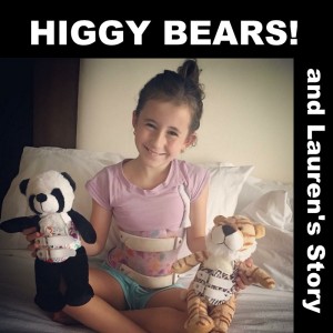 Higgy Bears for Scoliosis and Owner, Lauren‘s, Story