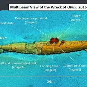 U-Boat Sunk by a Sea Monster