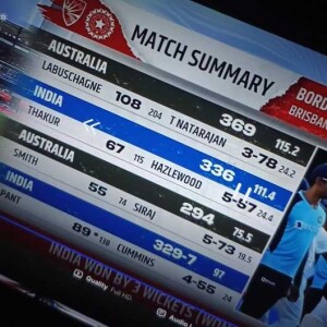AUS Vs IND 3rd Test Day 1 Live Match commentary