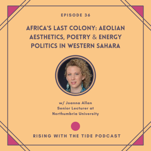 Africa’s Last Colony: Aeolian Aesthetics, Poetry & Energy Politics in Western Sahara with Joanna Allan - Episode 36