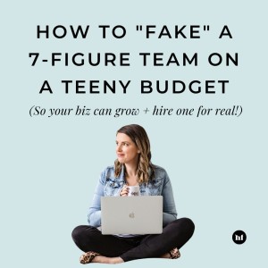 #111 - How to ”fake” a 7-figure team on a teeny budget