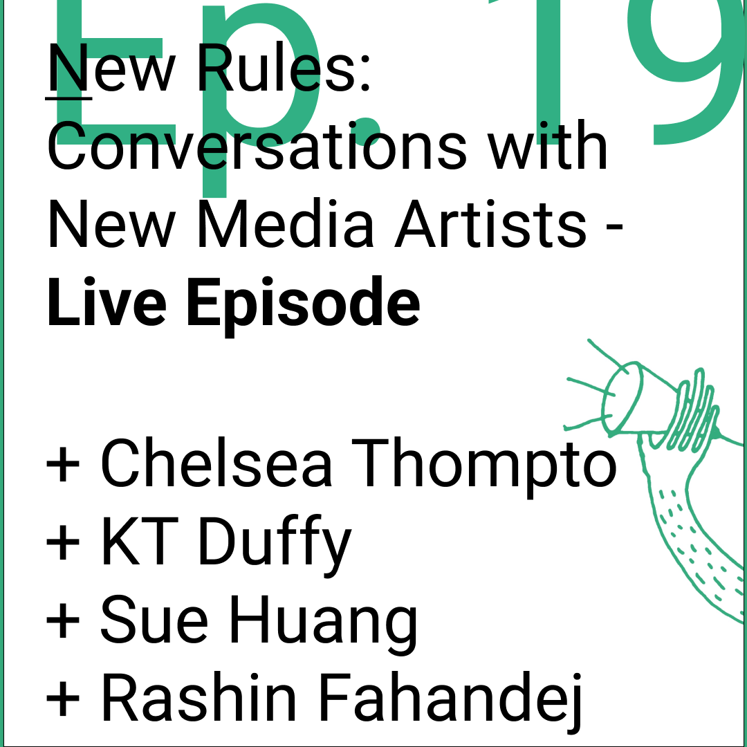 New Rules: Conversations with New Media Artists - Live Episode