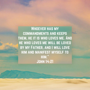 Love is the keeping of Jesus' commandments
