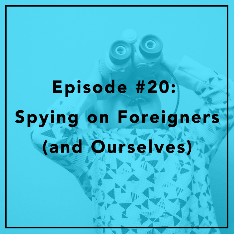 #20 - Spying on Foreigners (and Ourselves)