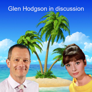 Glen Hodgson in discussion