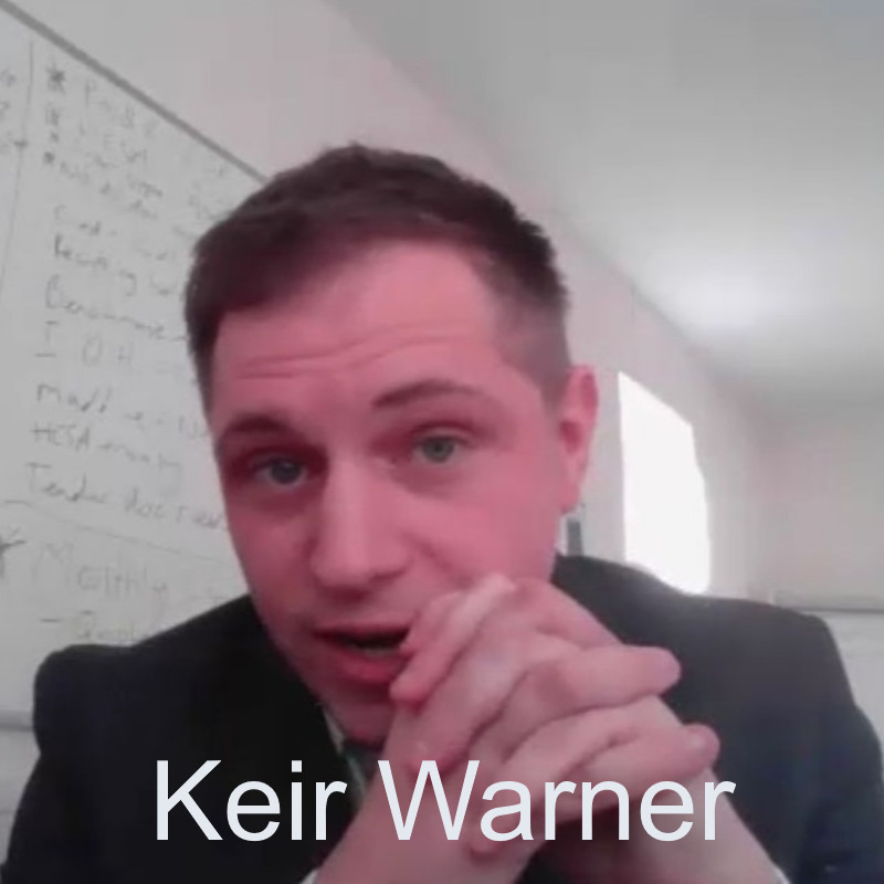 Keir Warner in discussion