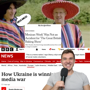Chris’s Corner Episode #106 The British Bake Off Is Racist? Are Ukraine Winning Through Memes?