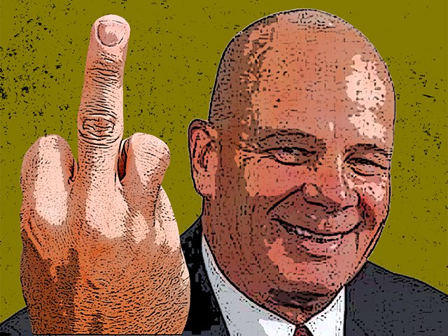 John Nichols: Republican Bob Gannon Flips the Bird