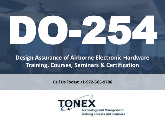 DO-254 training information on Tonex