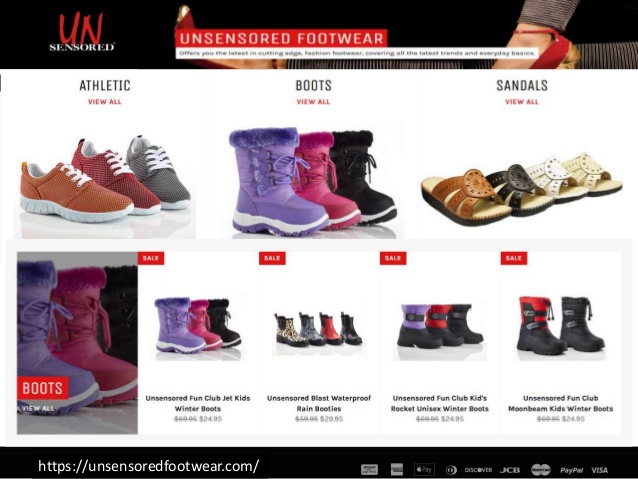 Buy Fashion Footwear at Unsensored Footwear Shopping Store
