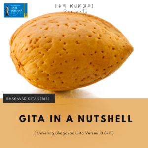 GITA IN A NUTSHELL (BG 10.8-11) | HG GAURMANDAL DAS