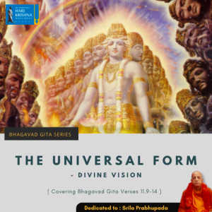 DIVINE VISION OF THE UNIVERSAL FORM (BG 11.9-24) | HG GAURMANDAL DAS