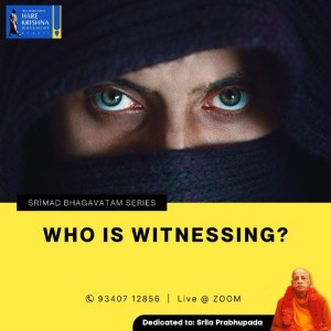 WHO IS WITNESSING (SB 7.9.41 ) | HG SREESHA GOVIND DAS